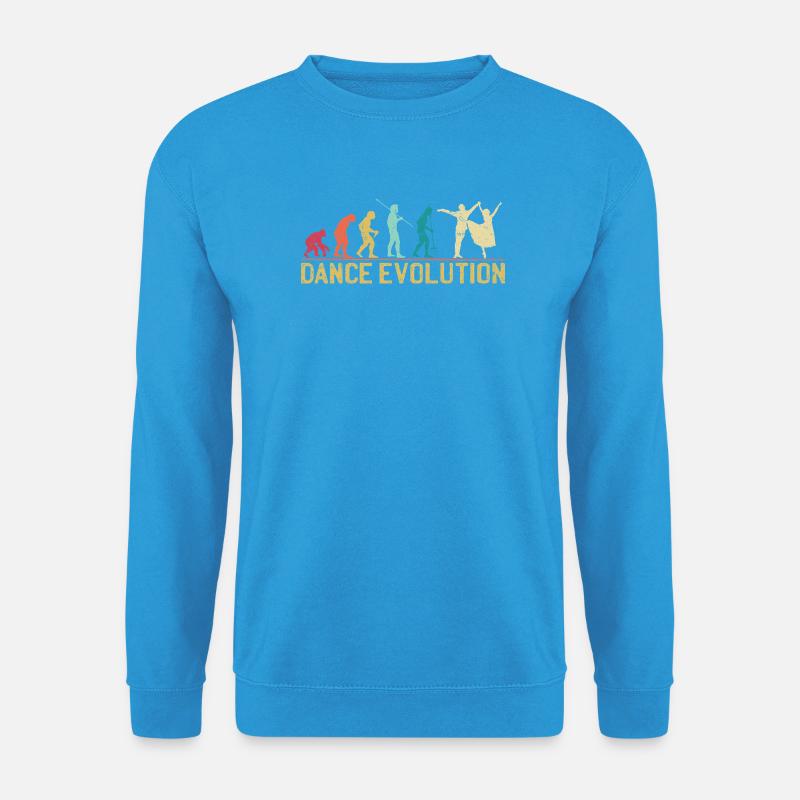 Dance Evolution Silhouette Design - Unisex Sweatshirt - sea blue