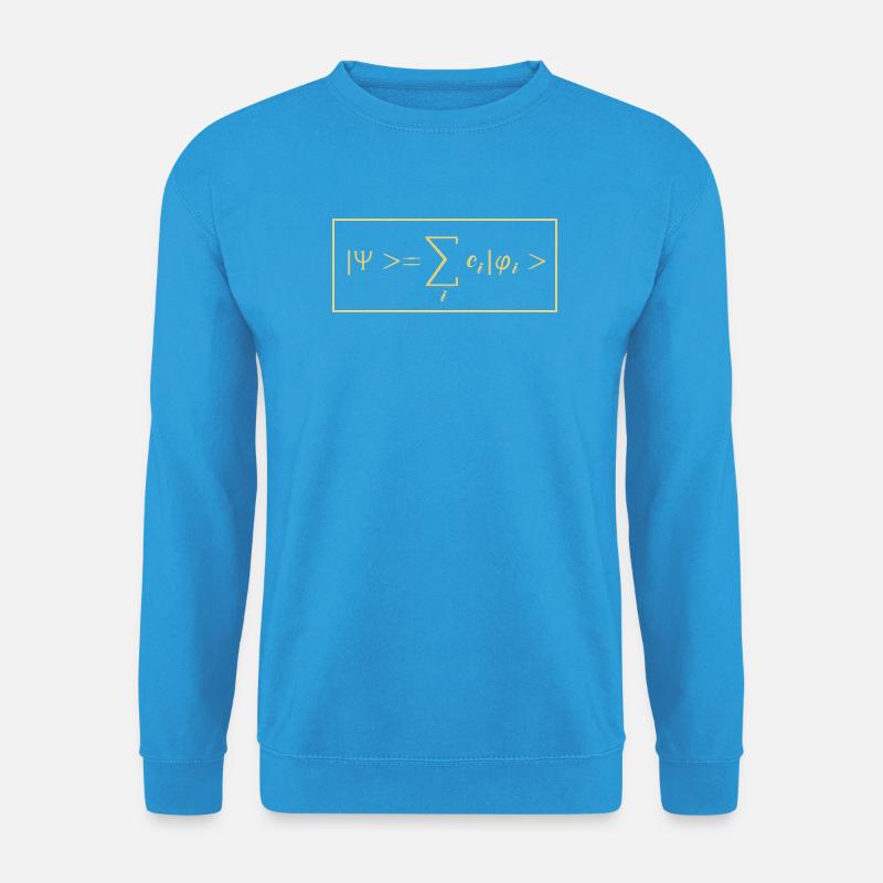 Quantenphysik Quanten Physik Quantensprung - Unisex Pullover - Meeresblau