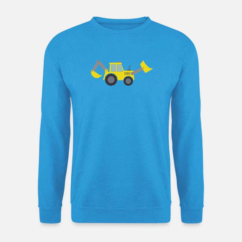 Baggerlader - Unisex Pullover - Meeresblau