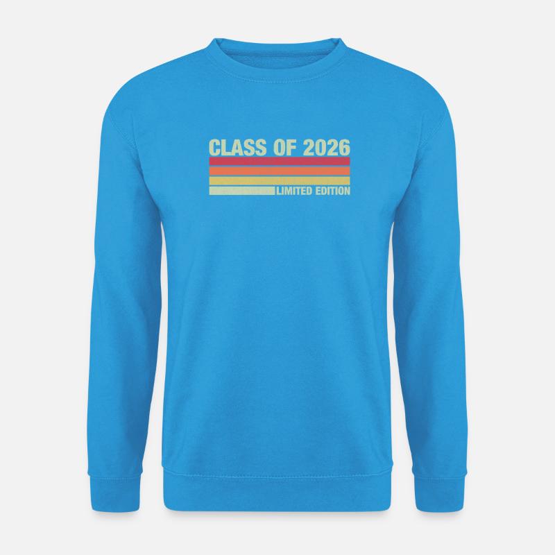 Class of 2026 - Schulabschluss - Unisex Pullover - Meeresblau