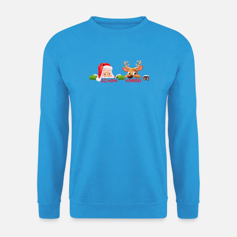 Schon Vorbei Weihnachtduo - Unisex Pullover - Meeresblau