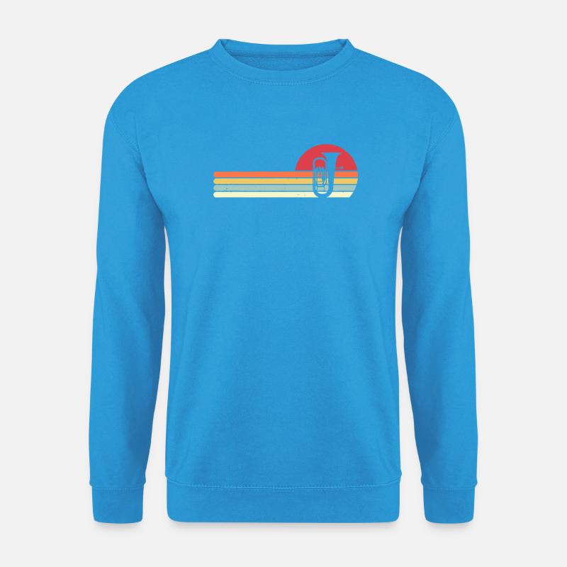 Rainbow Brass Sunset - Unisex Sweatshirt - sea blue