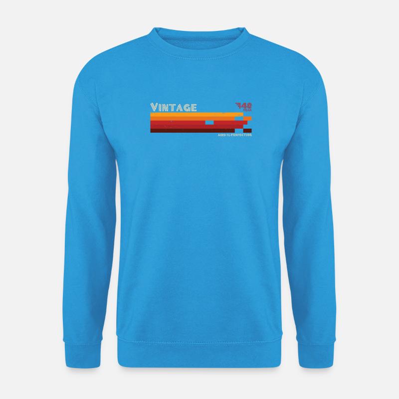 Vintage-Schichten - Unisex Pullover - Meeresblau