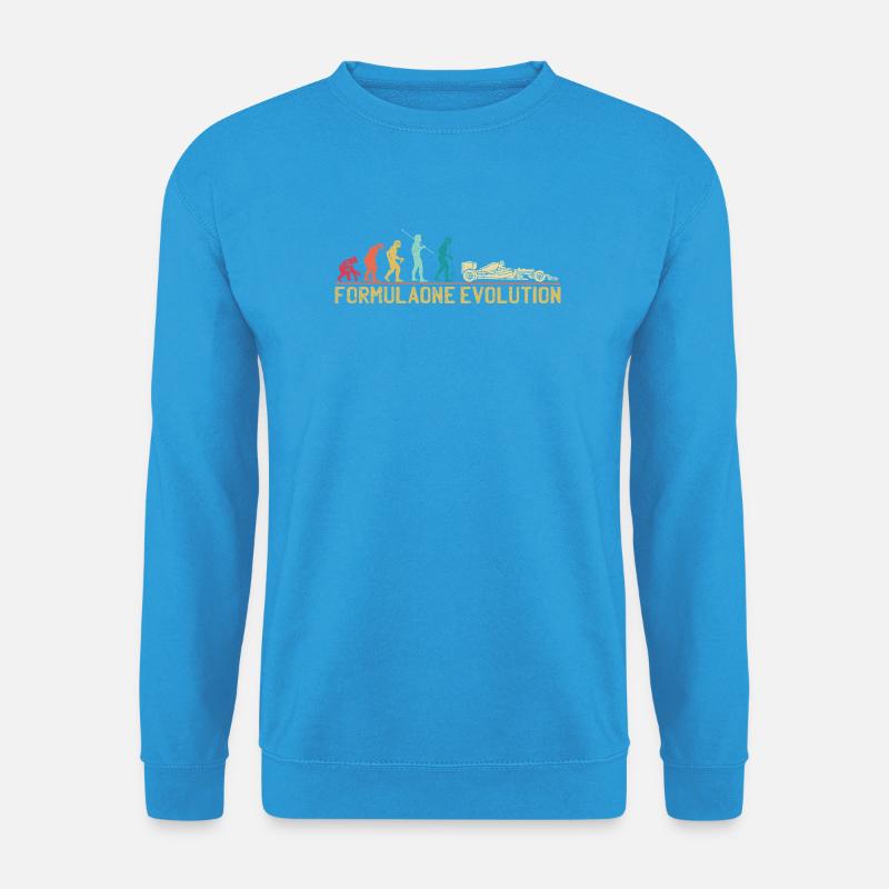Formulaone Evolution Illustration - Sweat-shirt Unisexe - bleu mer