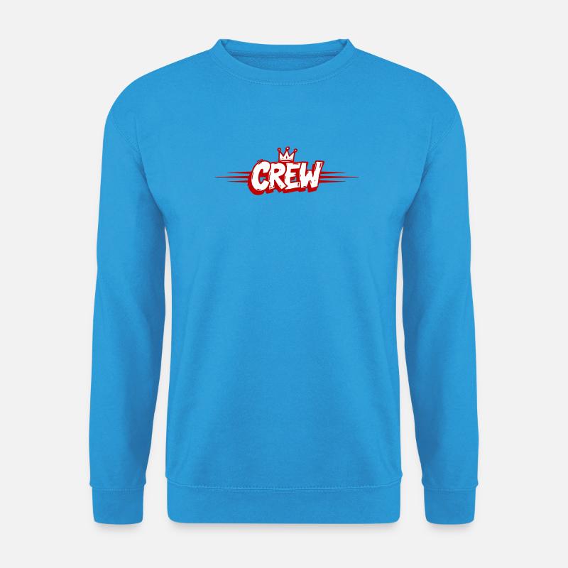 Crew Krone - Unisex Pullover - Meeresblau