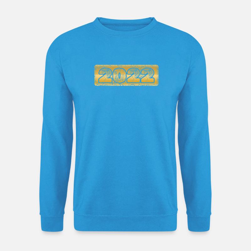 Jahreszahl 2022 - Unisex Pullover - Meeresblau