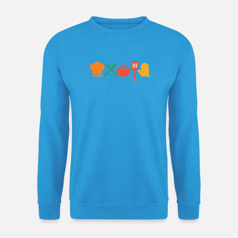 Küchenzauber – Kochen & Genießen mit Stil - Unisex Pullover - Meeresblau