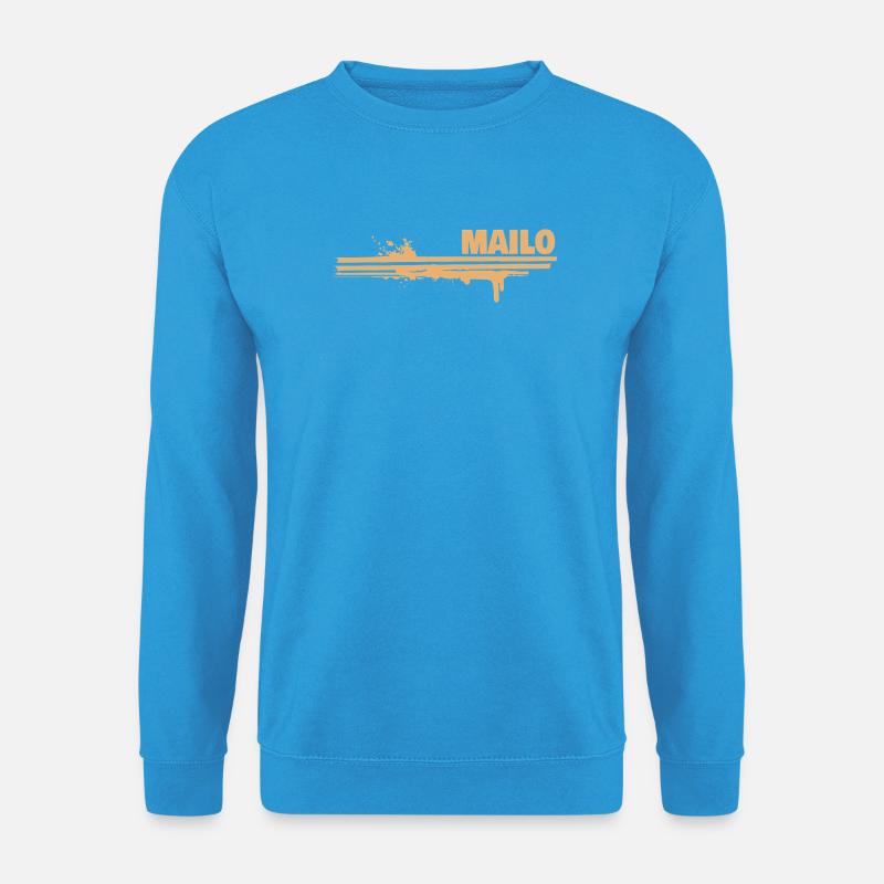 Farbklecks Mailo - Unisex Pullover - Meeresblau