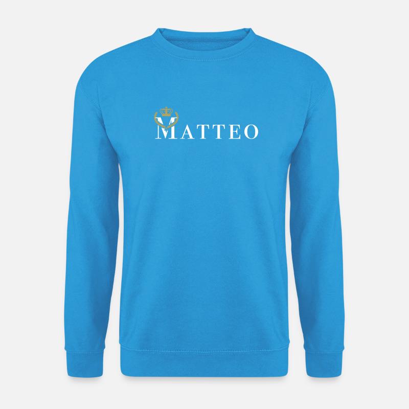 Matteo königlich - Vektorgrafik - Unisex Pullover - Meeresblau