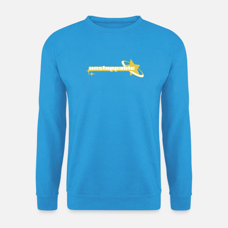 Star Astronaut Design _ Gelb - Unisex Pullover - Meeresblau