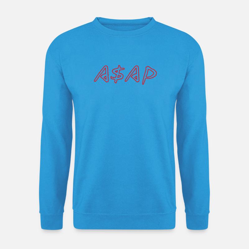 ASAP Neon Sketch Rot - Unisex Pullover - Meeresblau
