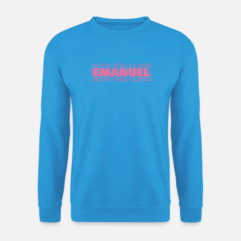 Geschenkidee Emanuel - Unisex Pullover - Meeresblau