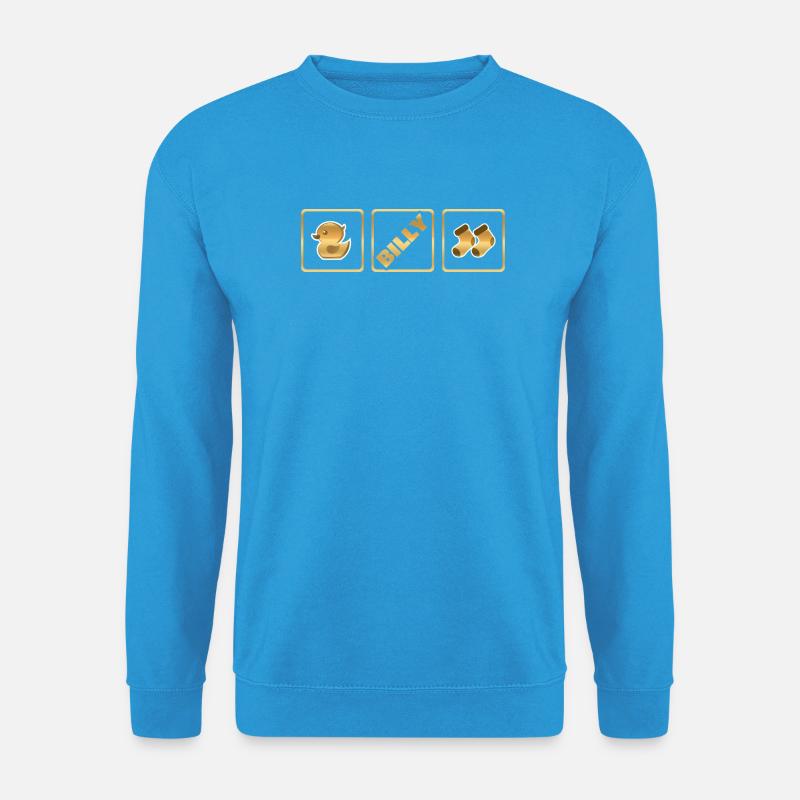 Billy als Geburt - Unisex Pullover - Meeresblau