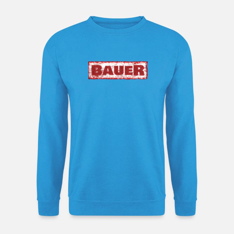 Geschenk für Bauer - Unisex Pullover - Meeresblau