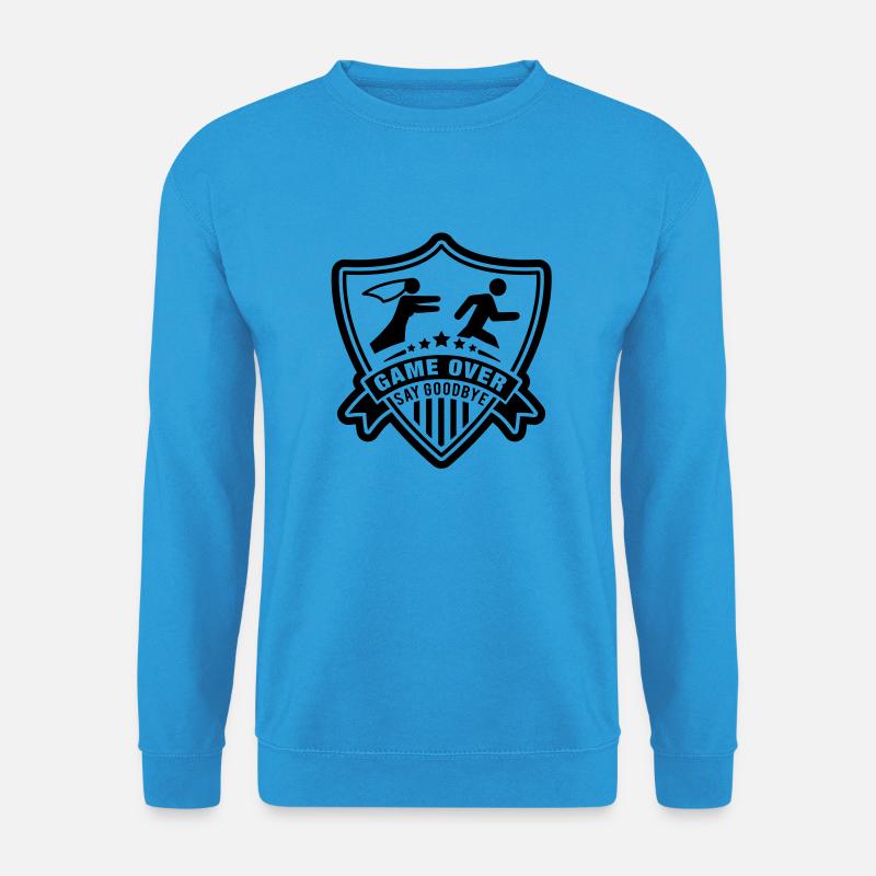 say_goodbye_1__f1 - Unisex Pullover - Meeresblau