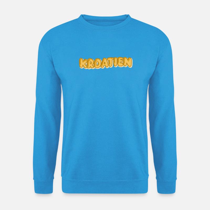 Kroatien als Urlaub - Unisex Pullover - Meeresblau