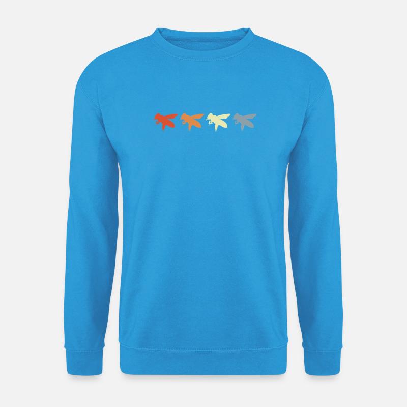 Honigbiene Vintage Look - Unisex Pullover - Meeresblau