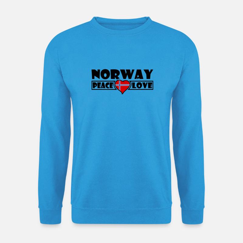 Norwegen - Unisex Pullover - Meeresblau