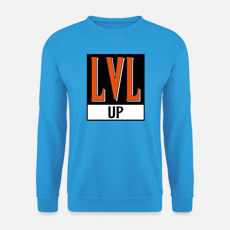 level up nerd cod - Unisex Pullover - Meeresblau