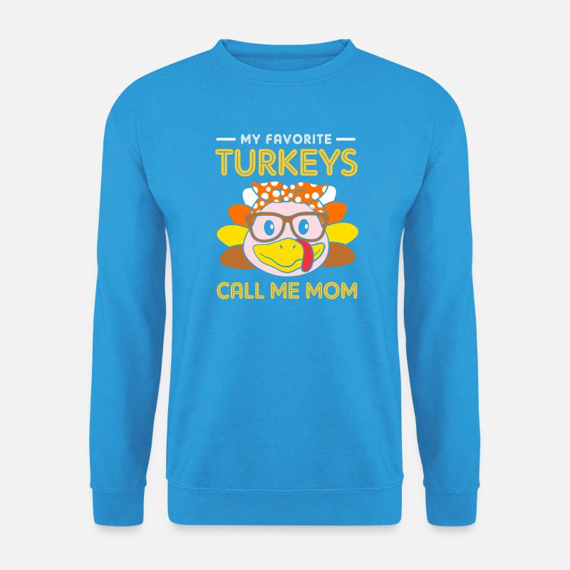 Thanksgiving Mama Mutter Oma Großmutter - Unisex Pullover - Meeresblau