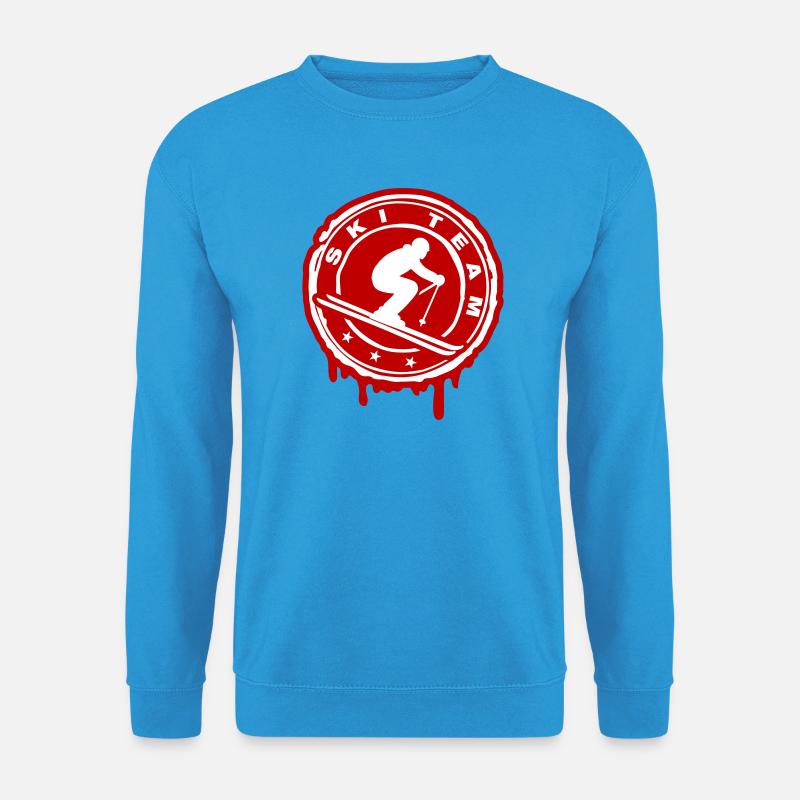 Ski Team  - Unisex Pullover - Meeresblau