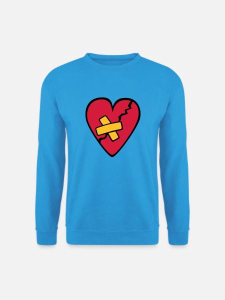 CoeurBrisé - Sweat-shirt Unisexe - bleu mer