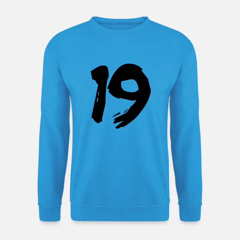 Brushed 19 - Unisex Pullover - Meeresblau