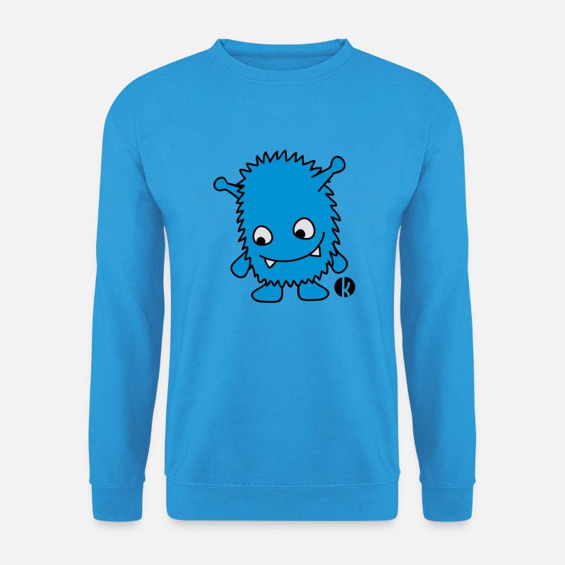 Monster (3ck) - Unisex Pullover - Meeresblau