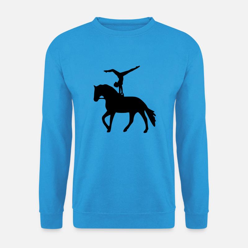 Einzelvoltigierer Handstand - Unisex Pullover - Meeresblau