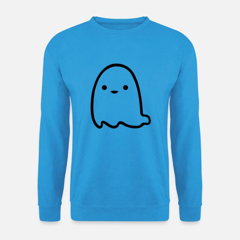 cute_ghost_1 - Unisex Pullover - Meeresblau