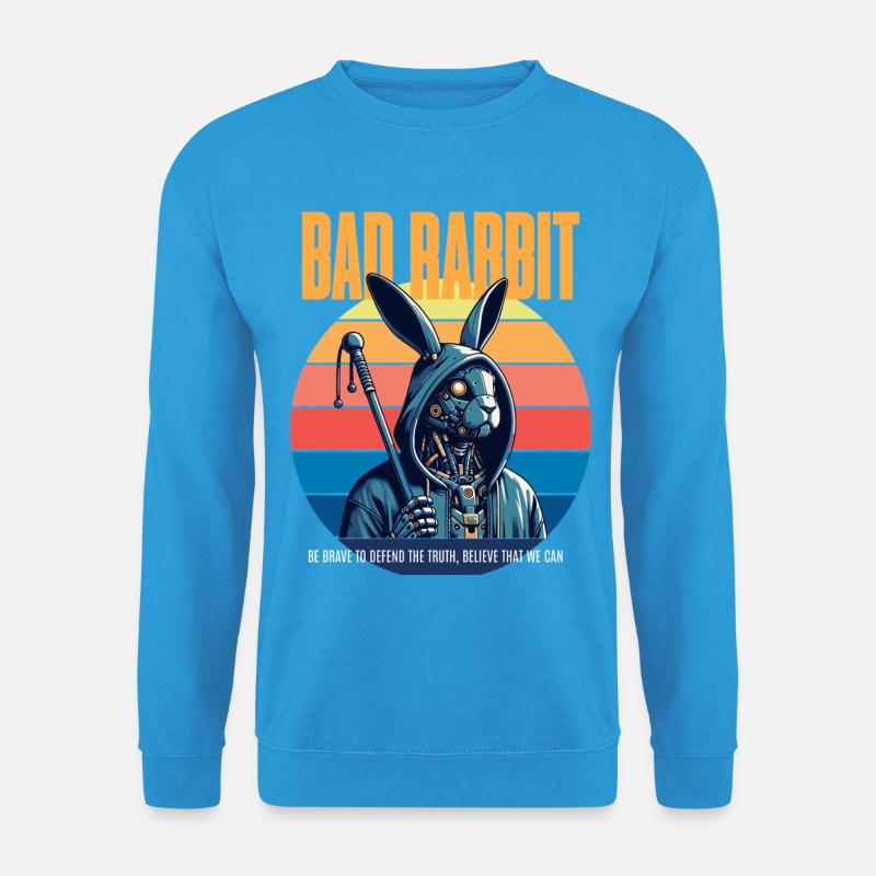 Bad Rabbit - Unisex Pullover - Meeresblau