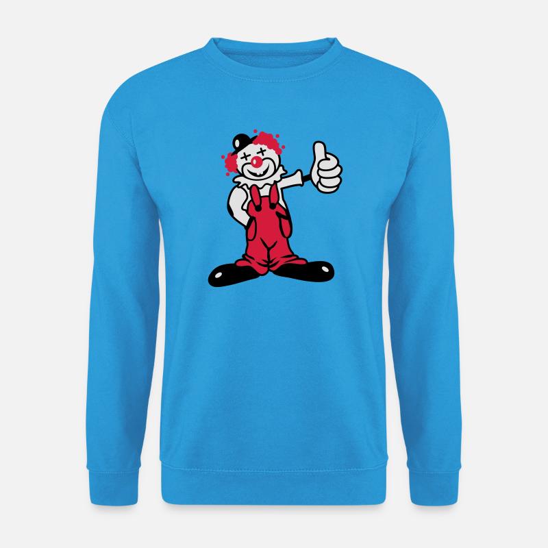 Ein lustiger Clown - Unisex Pullover - Meeresblau