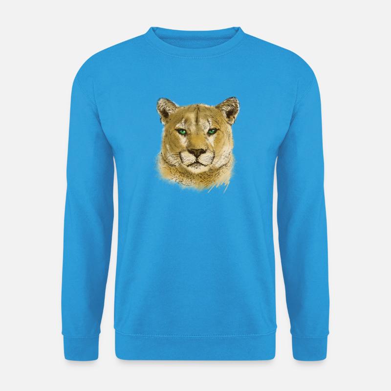 wildkatze - Unisex Pullover - Meeresblau