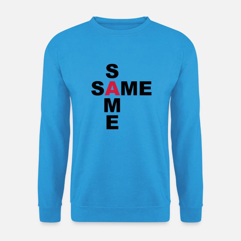 SAME SAME but different - Unisex Pullover - Meeresblau