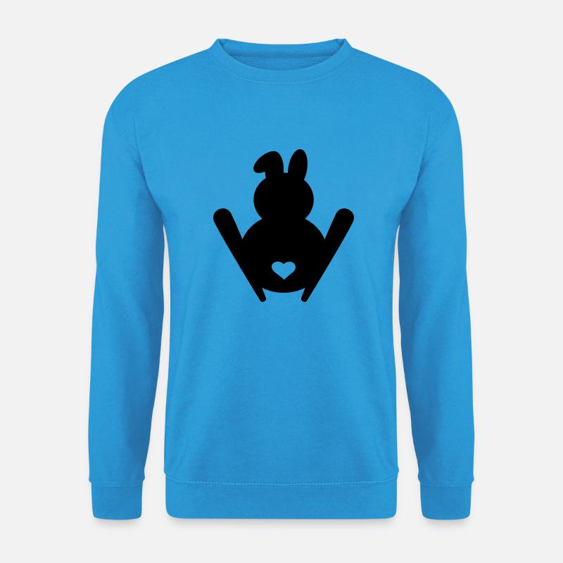 Skihase - Unisex Pullover - Meeresblau