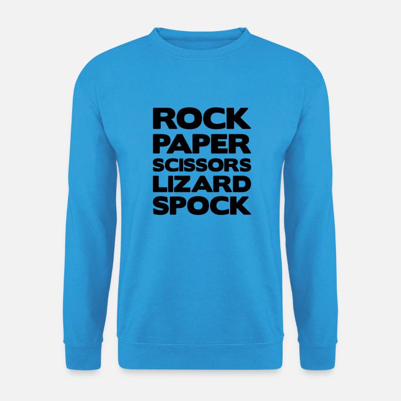 RockPaper - Unisex Pullover - Meeresblau