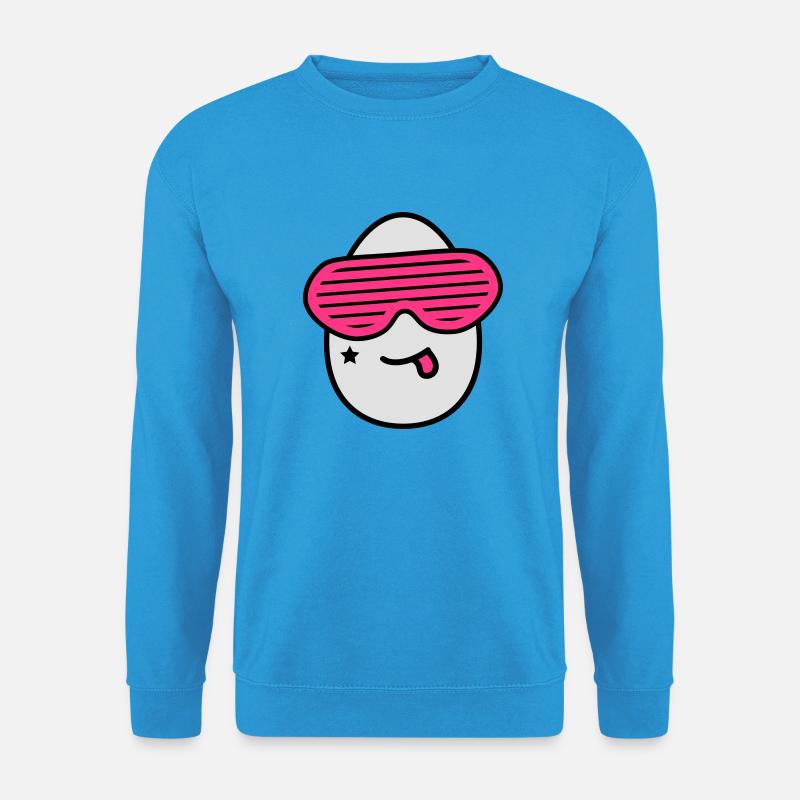Cool Egg - Unisex Pullover - Meeresblau