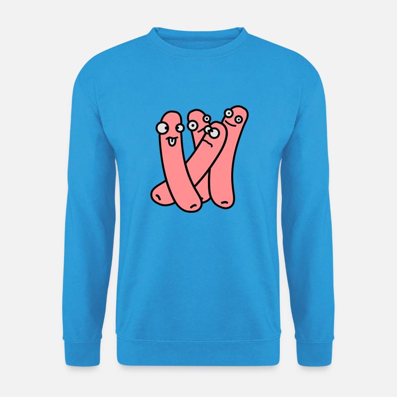 Funny Sausages - Unisex Pullover - Meeresblau