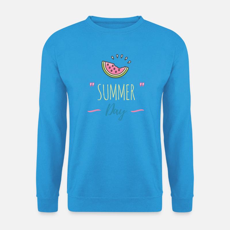 Summer Day - Holiday! - Unisex Pullover - Meeresblau