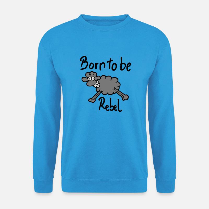 Born to be... - Unisex Pullover - Meeresblau