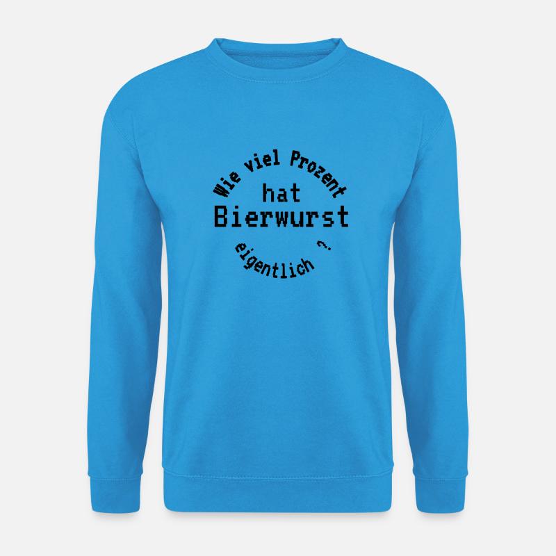 Bierwurst - Unisex Pullover - Meeresblau