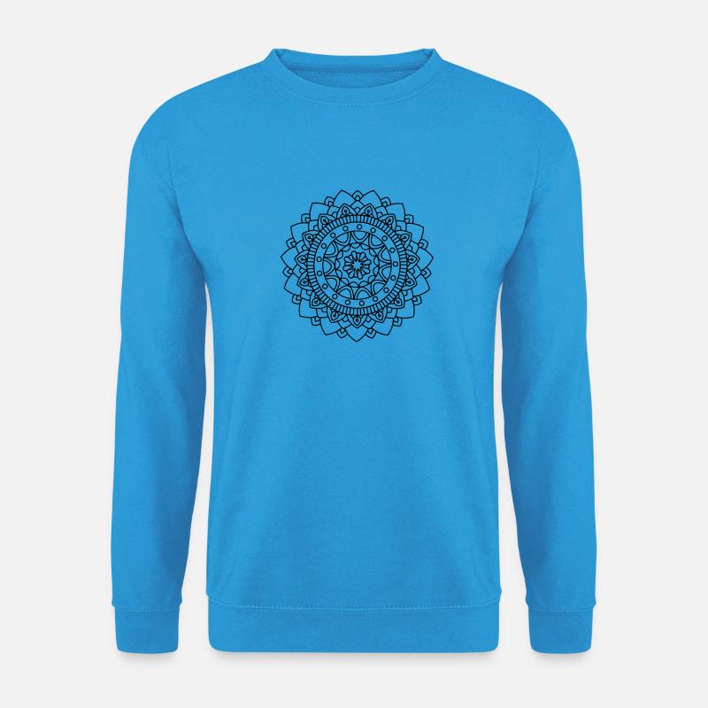 Mandala - Unisex Pullover - Meeresblau