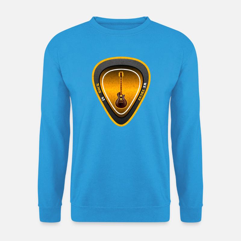 IN ROCK WE TRUST - Unisex Pullover - Meeresblau