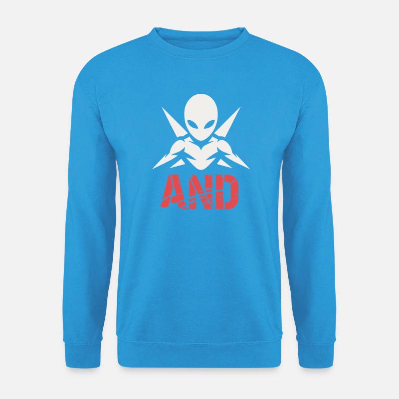 Alien Ninja Emblem - Unisex Pullover - Meeresblau