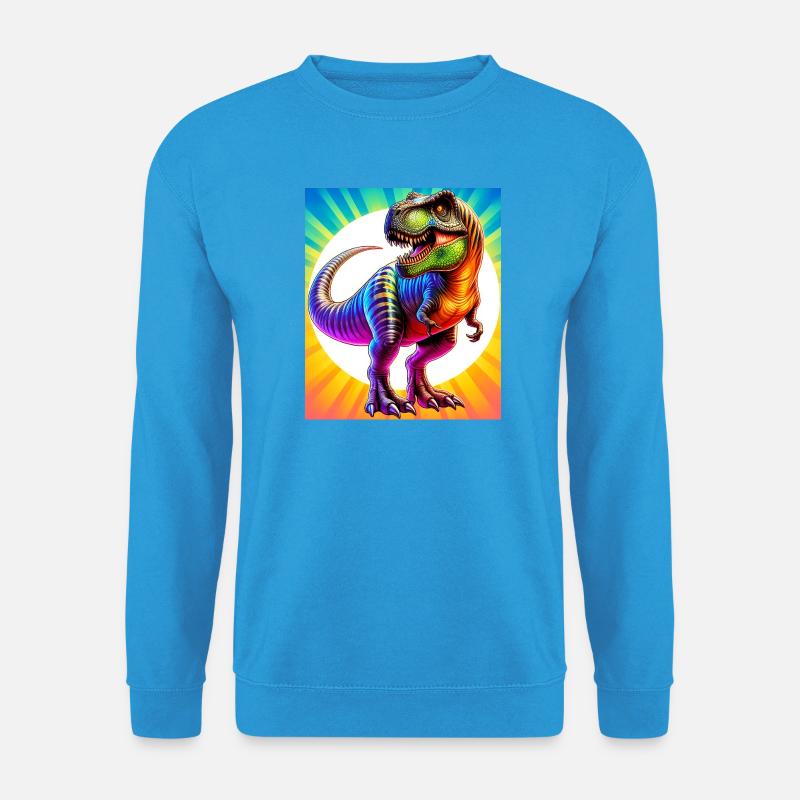 Dinosaurier - Unisex Pullover - Meeresblau