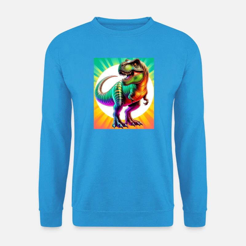 Dinosaurier - Unisex Pullover - Meeresblau