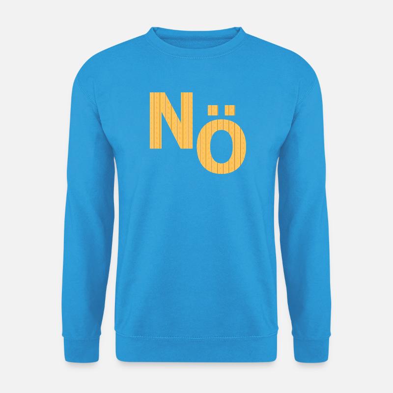 NÖ Nein, Dagegen  - Unisex Pullover - Meeresblau