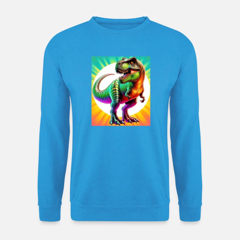 Dinosaurier - Unisex Pullover - Meeresblau