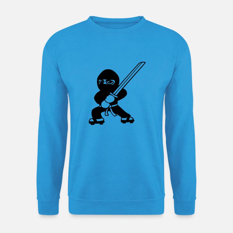 ninja katana - Unisex Pullover - Meeresblau