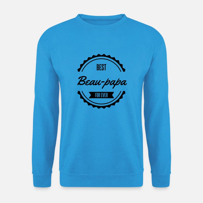 best beau papa - Unisex Pullover - Meeresblau